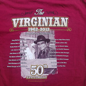 James Drury The Virginian 50th Anniversary Men's T-Shirt